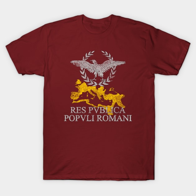 ROMAN EMPIRE MAP T-Shirt by bumblethebee